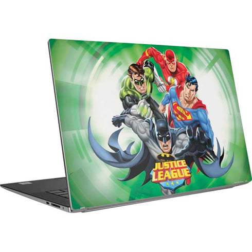 Justice League Team Power Up Green Dell XPS Skin